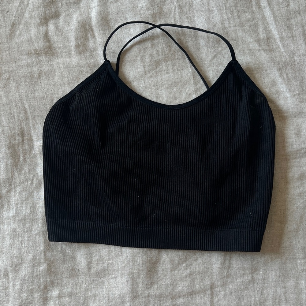 Racetrack sports bra